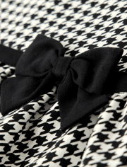 Girls Turtleneck And Houndstooth Jumper 2-Piece Set - London Calling