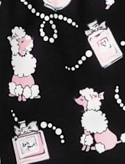 Girls Perfume Leggings - Tres Chic