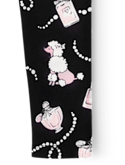 Girls Perfume Leggings - Tres Chic