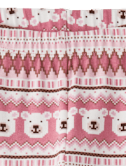 Girls Polar Bear Fairisle Leggings - Bear Hugs