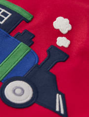 Pijama de 2 piezas de algodón Train para niños - Gymmies