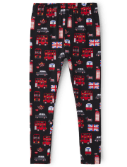 Leggings London pour filles - London Calling
