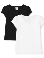 Girls Layering Top 2-Pack - Uniform