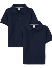 Boys Polo with Stain Resistance 2-Pack - Uniform