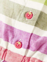 Girls Matching Family Striped Dress - Little Sprout