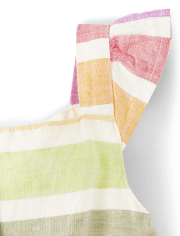 Girls Matching Family Striped Dress - Little Sprout