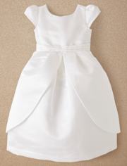Girls Satin Dress - Special Occasions