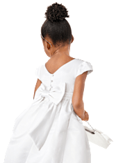 Vestido de satén para niñas - Todo vestido