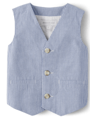 Chaleco de seersucker para niños: todos vestidos
