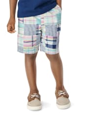 Shorts sin cordones con patchwork para niños - Celebraciones de primavera