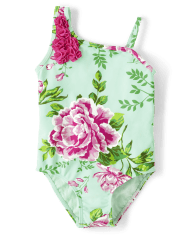 Maillot de bain une pièce fleuri pour fille - Splish-Splash