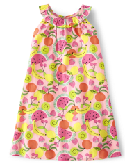 Cover-Up con volantes de frutas para niñas - Splish-Splash