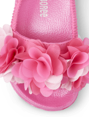 Girls Floral Slides - Splish-Splash