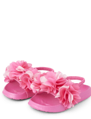 Girls Floral Slides - Splish-Splash