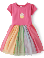 Girls Embroidered Birthday Tutu Dress - Birthday Boutique