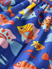 Vestido de niña con estampado de peces - Splish-Splash