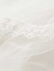 Girls Floral Lace Veil - Special Occasions