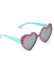 Girls Watermelon Heart Sunglasses - Splish-Splash