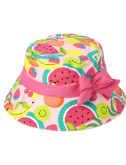 Girls Fruit Bucket Hat - Splish-Splash