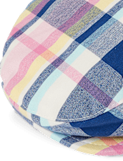 Baby Boys Plaid Newsboy Hat - Spring Celebrations