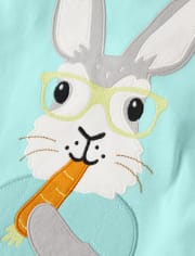 Boys Bunny Snug Fit Cotton Pajamas - Gymmies