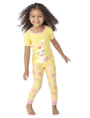 Girls Bunny Snug Fit Cotton Pajamas - Gymmies