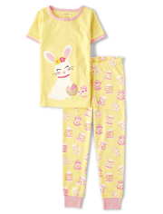Pyjama en coton Fille Bunny Snug Fit - Gymmies