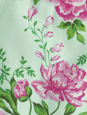 Leggings capri florales para niñas - Time for Tea