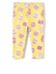 Girls Easter Egg Capri Leggings - Spring Celebrations