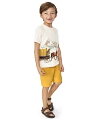 Boys Chino Shorts - Country Trail