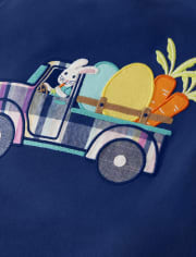 Boys Embroidered Truck Top - Spring Celebrations