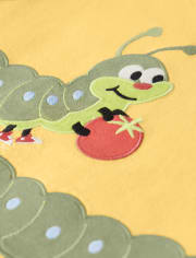 Boys Embroidered Caterpillar Top - Little Sprout