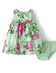 Baby Girls Mommy And Me Floral Dress - Time for Tea