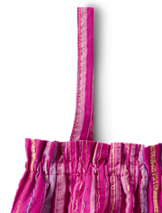 Girls Striped Tank Top - Island Spice