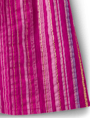 Girls Striped Tank Top - Island Spice