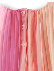 Girls Ombre Pleated Dress - Magical Monarch