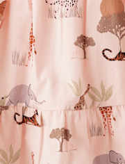 Jupe-short Fille Animal Ruffle - Safari