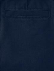 Boys Wrinkle-Resistant Belted Chino Shorts - Uniform