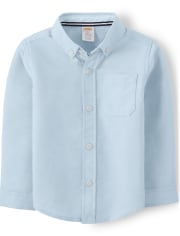 Boys Wrinkle Resistant Button Down Shirt - Uniform