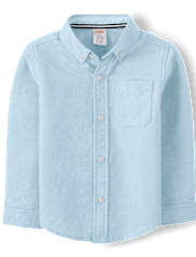 Boys Wrinkle Resistant Button Down Shirt - Uniform