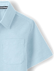 Boys Wrinkle-Resistant Oxford Button Up Shirt - Uniform