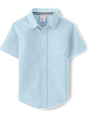 Chemise boutonnée Oxford infroissable pour garçon - Uniforme