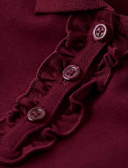 Girls Ruffle Polo - Uniform