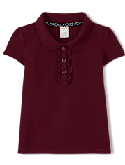 Girls Ruffle Polo - Uniform