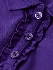 Girls Ruffle Polo - Uniform