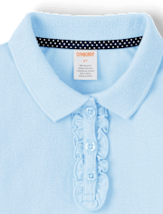 Girls Ruffle Polo - Uniform
