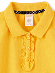Girls Ruffle Polo - Uniform