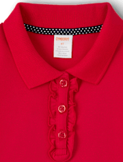 Girls Ruffle Polo - Uniform