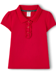 Girls Ruffle Polo - Uniform