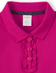 Girls Ruffle Polo - Uniform